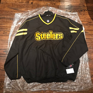 Pittsburgh Steelers G-III Sports by Carl Banks Gridiron Pullover Jacket - Black