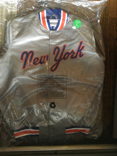 New York Mets Genuine Satin Jacket (Packer Shoes)