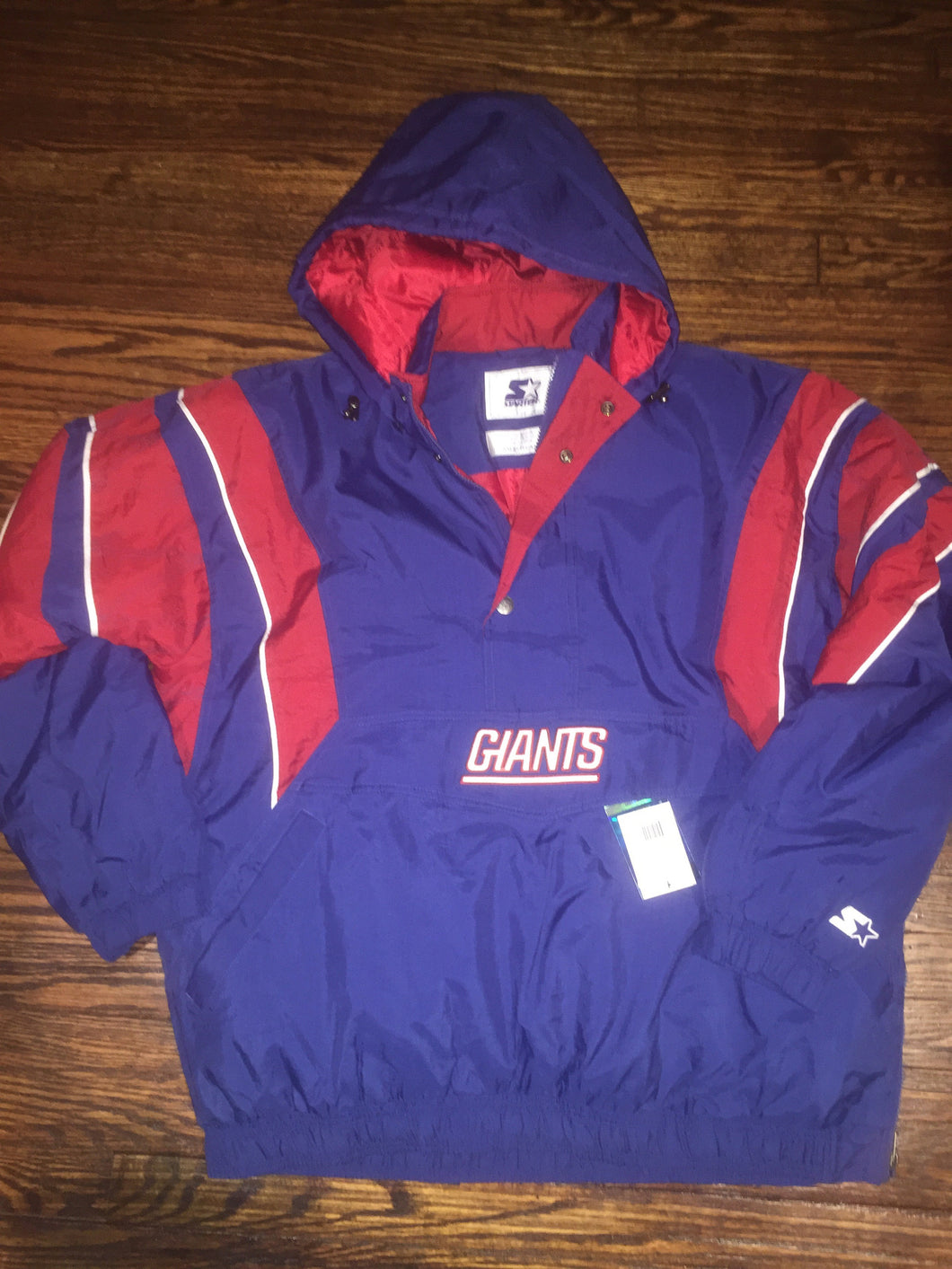 New York Giants Impact Half-Zip Pullover Jacket