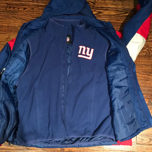 New York Giants G-III Sports by Carl Banks Reinforce 3 in 1 Systems Jacket – Blue/White/Red